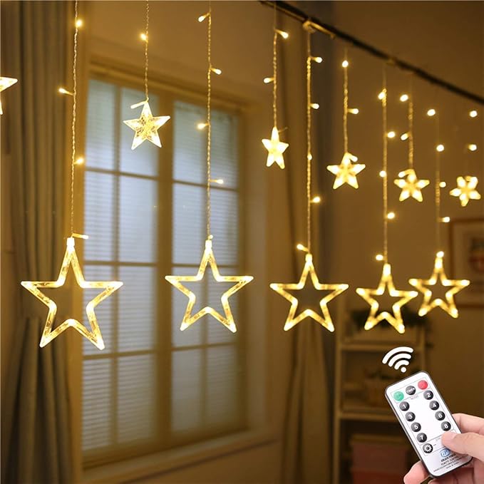 Cortina LED con 8 Funciones Estrella