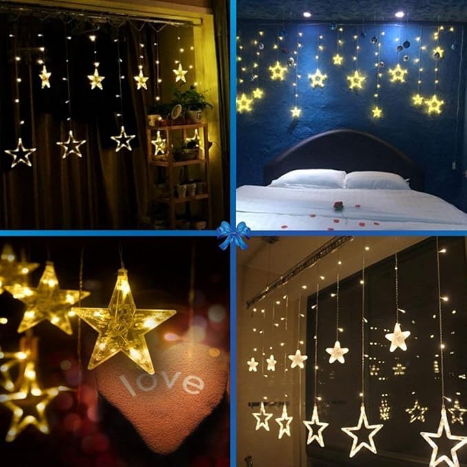 Cortina LED con 8 Funciones Estrella