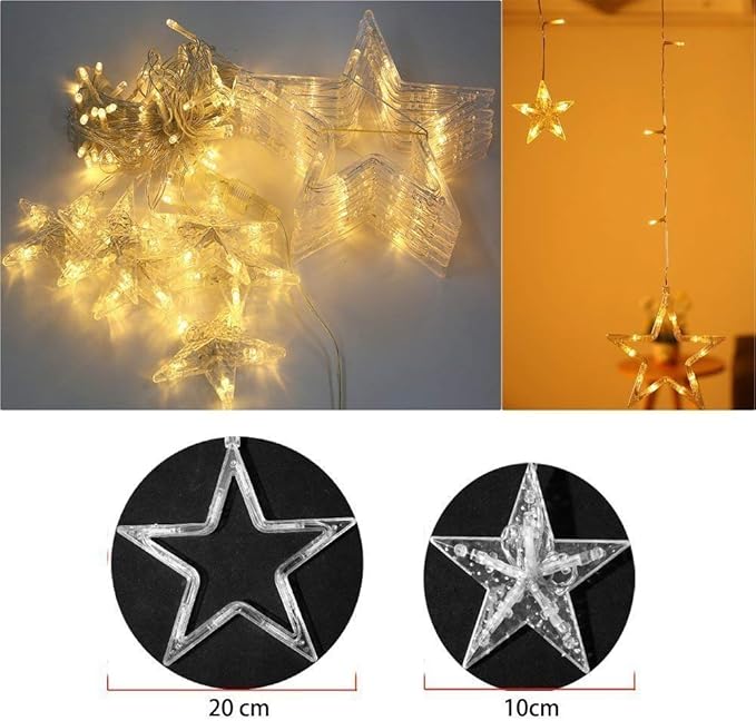 Cortina LED con 8 Funciones Estrella