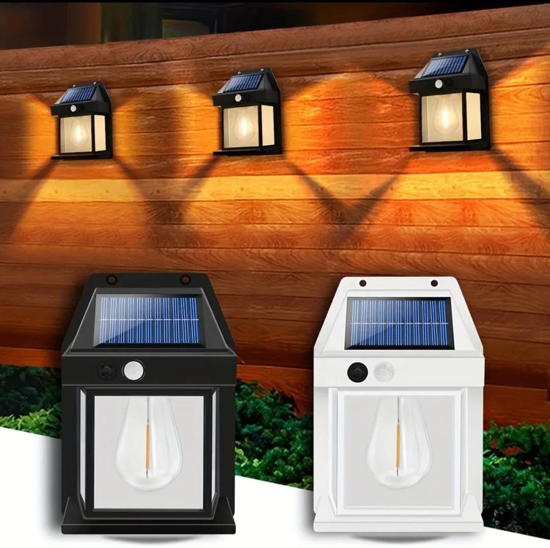 LAMPARA LED SOLAR PARA EXTERIORES FOCO
